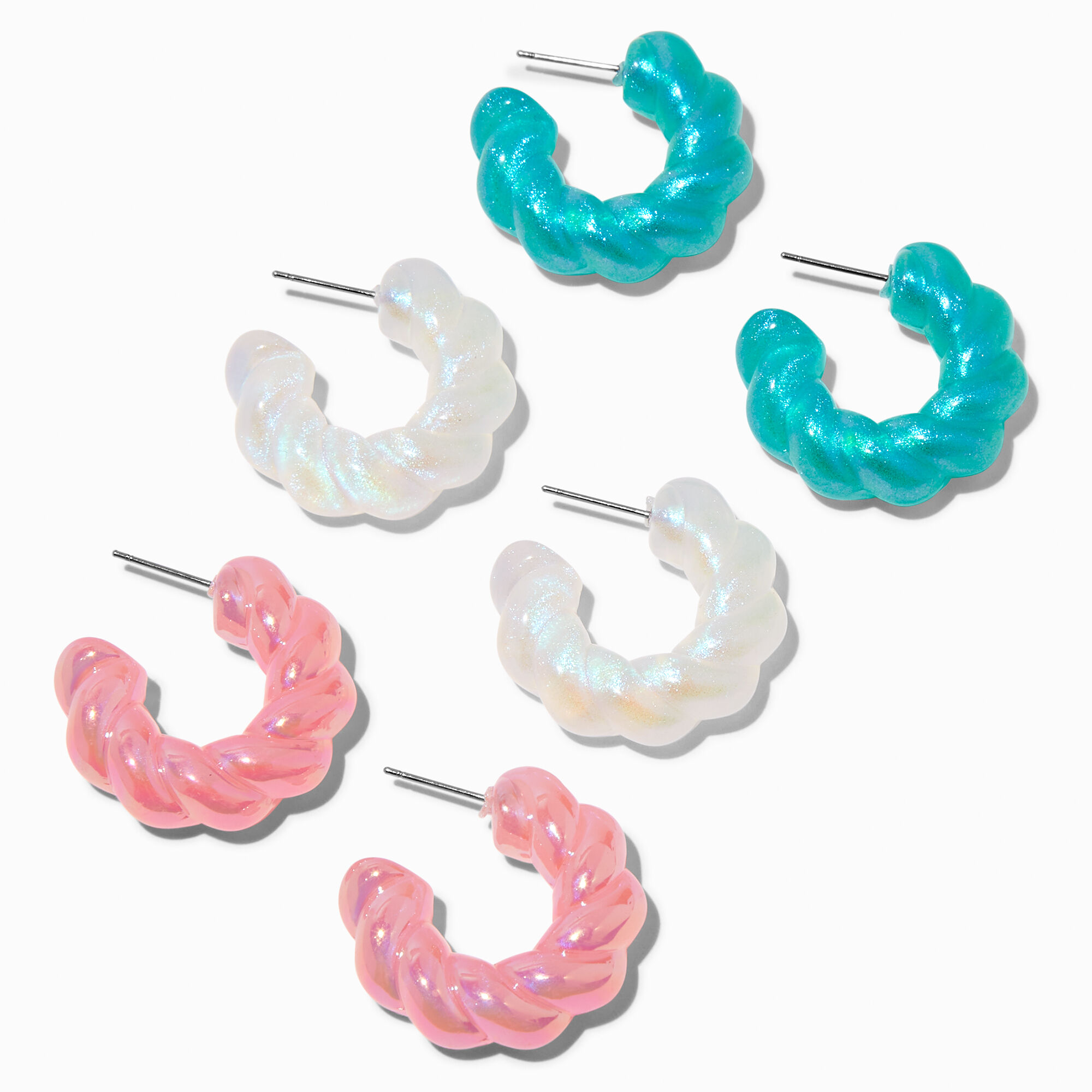 Fake hoop earrings claire's hotsell