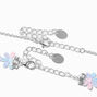 Pink &amp; Blue Flower Choker Necklaces - 2 Pack,