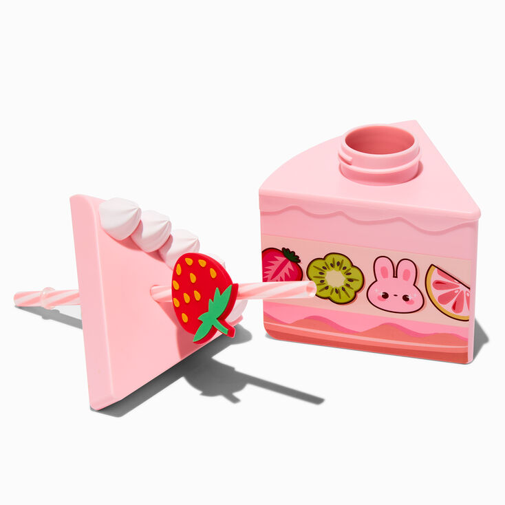 Strawberry Cake Slice Water Bottle,