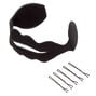 Black Bow Bun Roller Hair Tool Kit,
