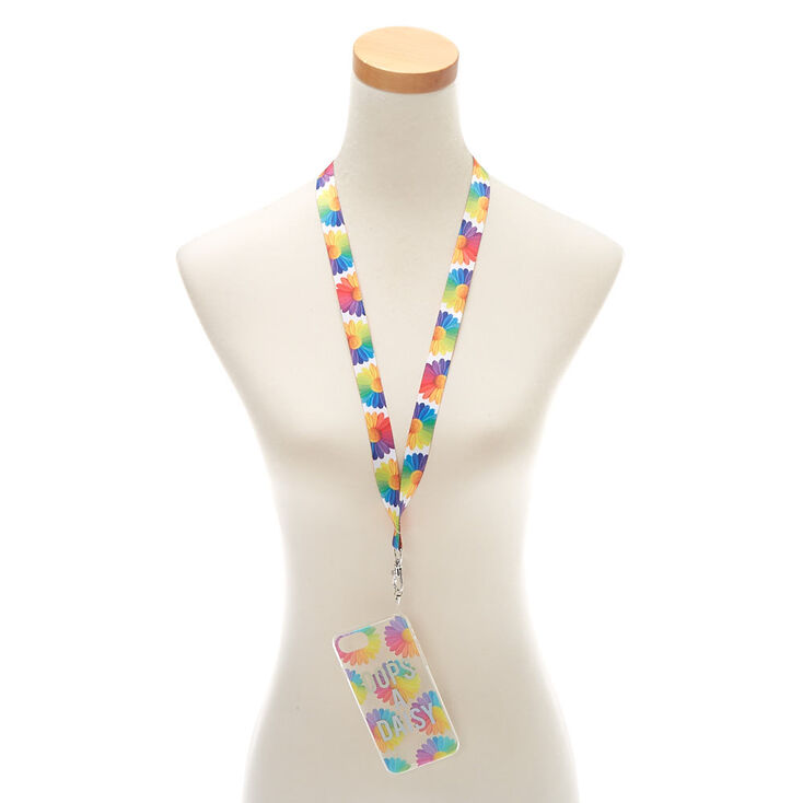 Oops A Daisy Phone Case With Lanyard - Fits iPhone 6/7/8,