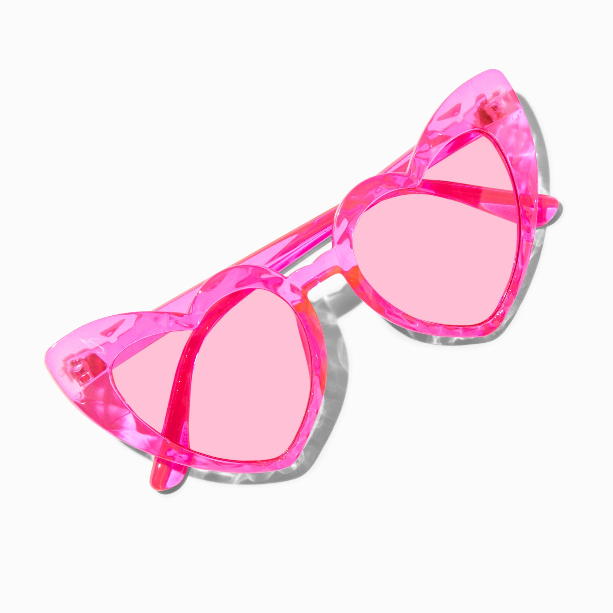 Kids Pink Glitter Cat Baseball Cap,