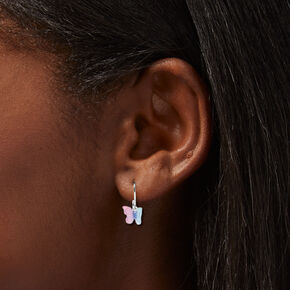 Pastel Butterfly Earrings Set - 6 Pack,