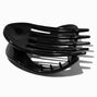 Heart Yoga Hair Claw - Black,