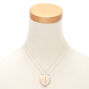 Best Friends Pastel Stripe Pendant Necklaces - 2 Pack,
