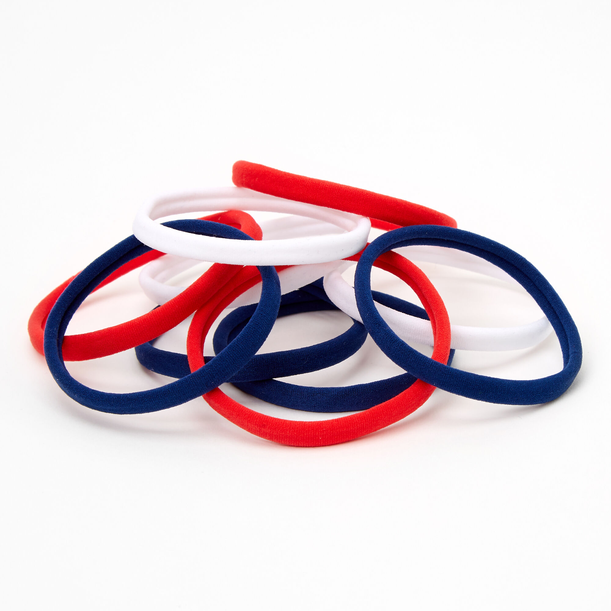Red white and blue hair accessories store