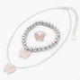 Claire&#39;s Club Silver Butterfly Jewelry Set - 3 Pack,