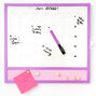 Framed Dry Erase Calendar Board - Purple,