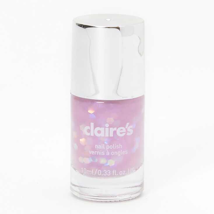 Vernis &agrave; ongles paillet&eacute; - Rose pastel,