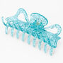 Blue Glitter Large Hair Claw,