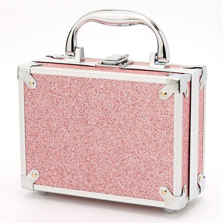 Glitter Travel Case Makeup Set - Pink,