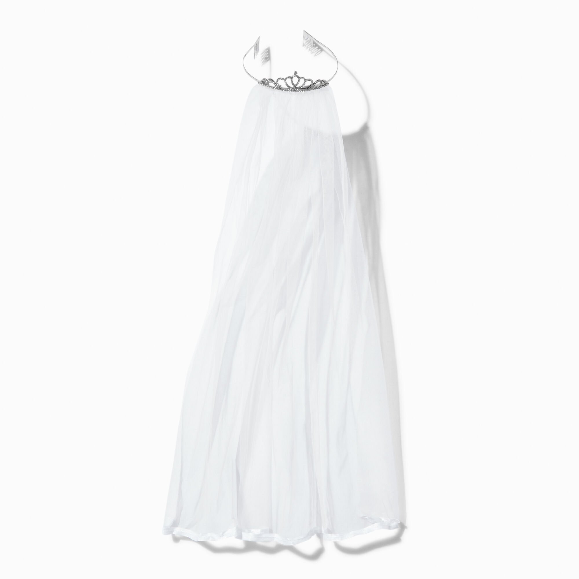 Couronne avec voile blanc pour occasion spéciale Claire's Club,
