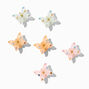 Pastel Gem Butterfly Hair Claws - 6 Pack,