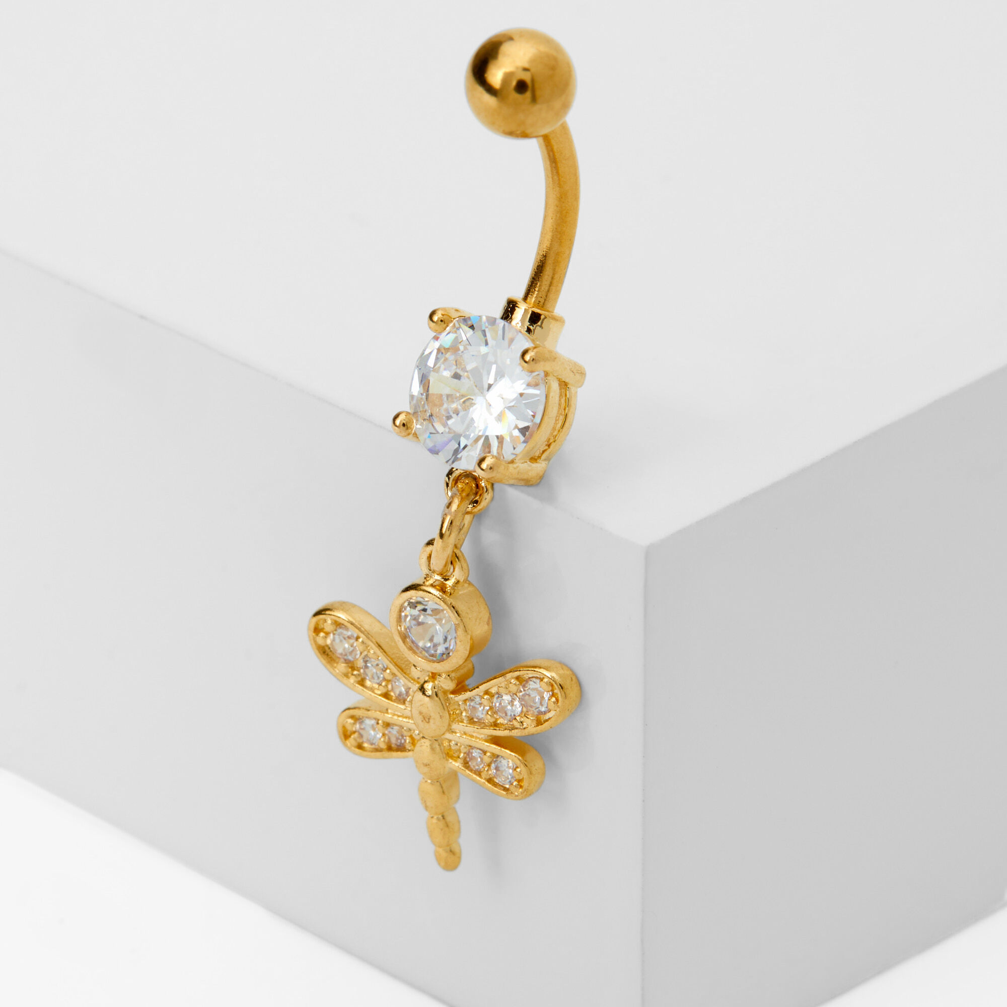 Dangle belly button rings claire's hot sale