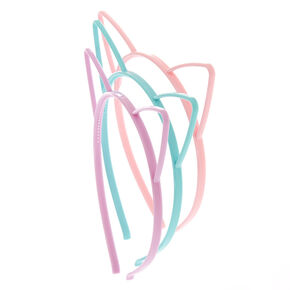 Claire&#39;s Club Pastel Cat Ears Headbands - 3 Pack,