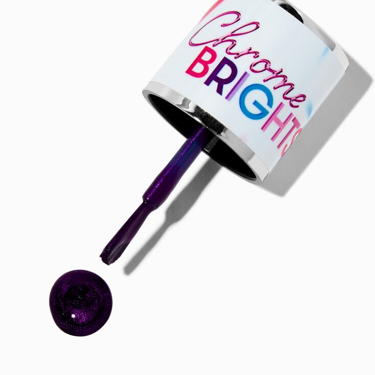 Chrome Brights Single Nail Polish - Navy,