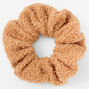 Medium Tan Teddy Hair Scrunchie,