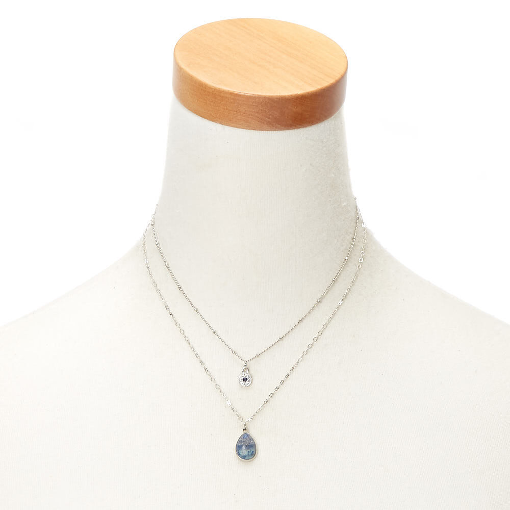 Lapis Lazuli Creativity Multi Strand Pendant Necklace,