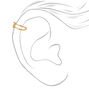 Gold Pearl Chain Ear Cuffs - 3 Pack,