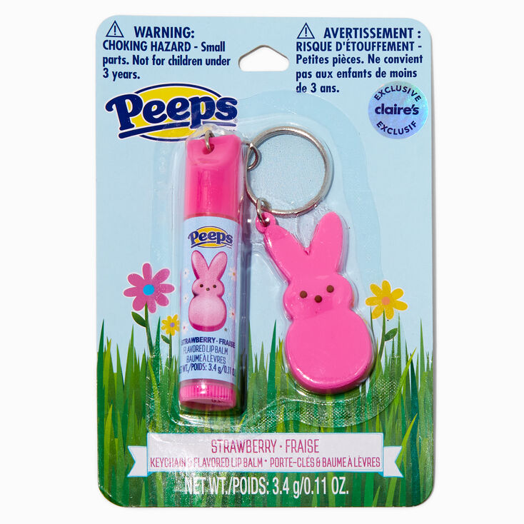 Peeps&reg; Claire&#39;s Exclusive Flavored Lip Balm Keychain,