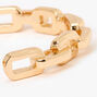 Gold Chunky Chain Link Cuff Bracelet,