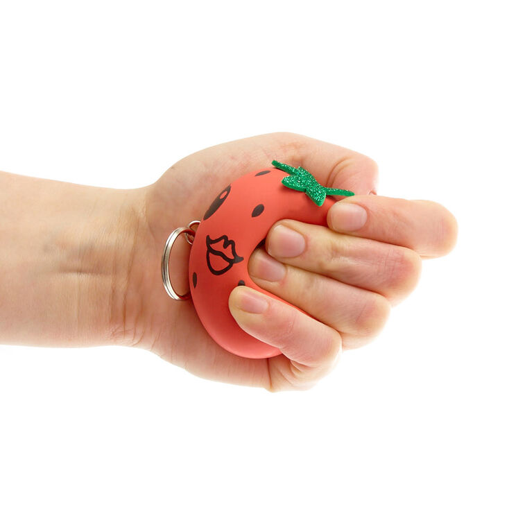 Dottie the Strawberry Squishy Ball Keyring,
