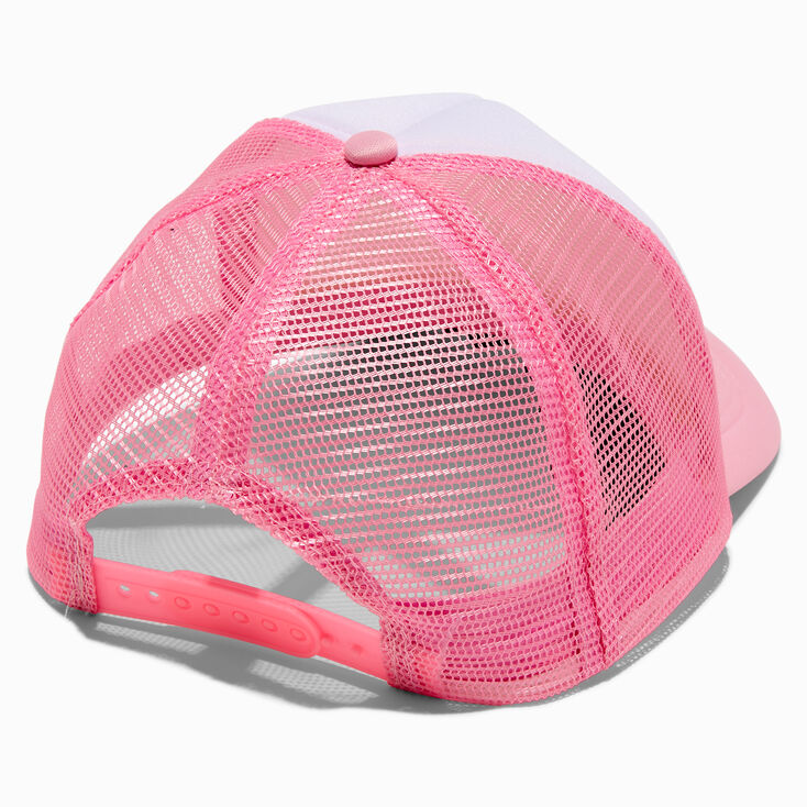 Pink DIY Trucker-Style Hat,