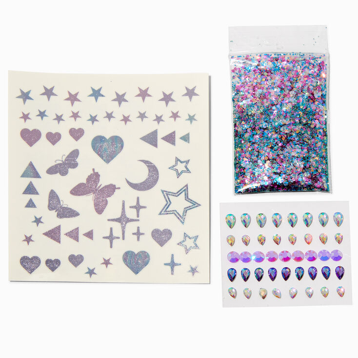Fairy Glitter Assorted Body Art Kit,
