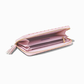 Golden Initial Wristlet Wallet - N,