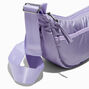 Lilac Quilted Sling Shoulder Bag,