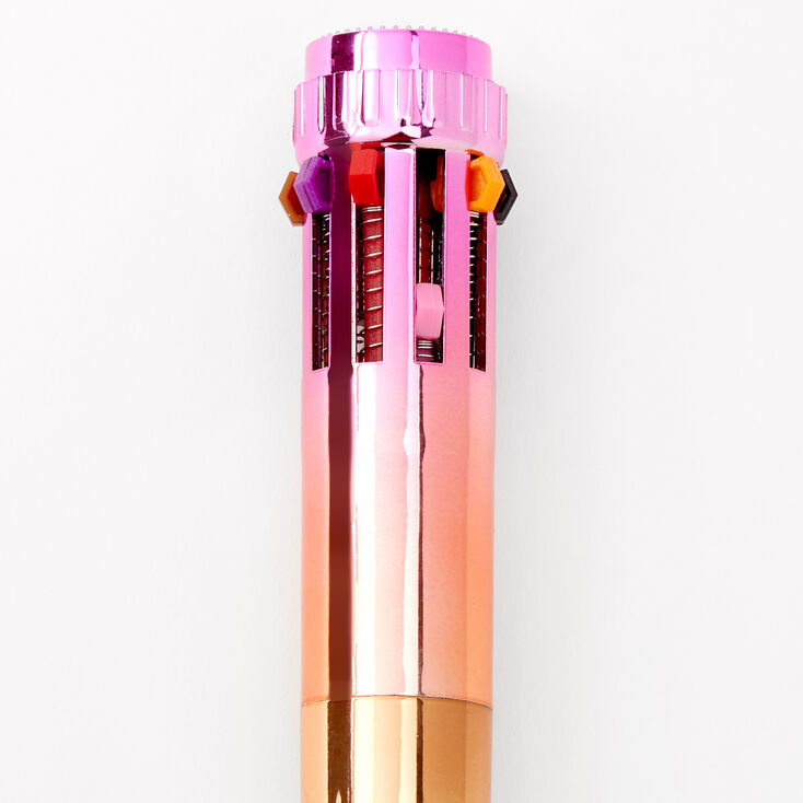 Rainbow Ombre Multicolored Pen,