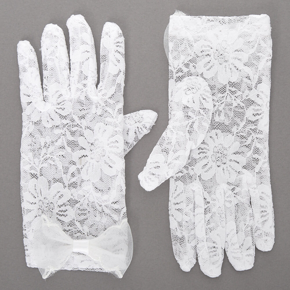 Flower girl 2025 lace gloves