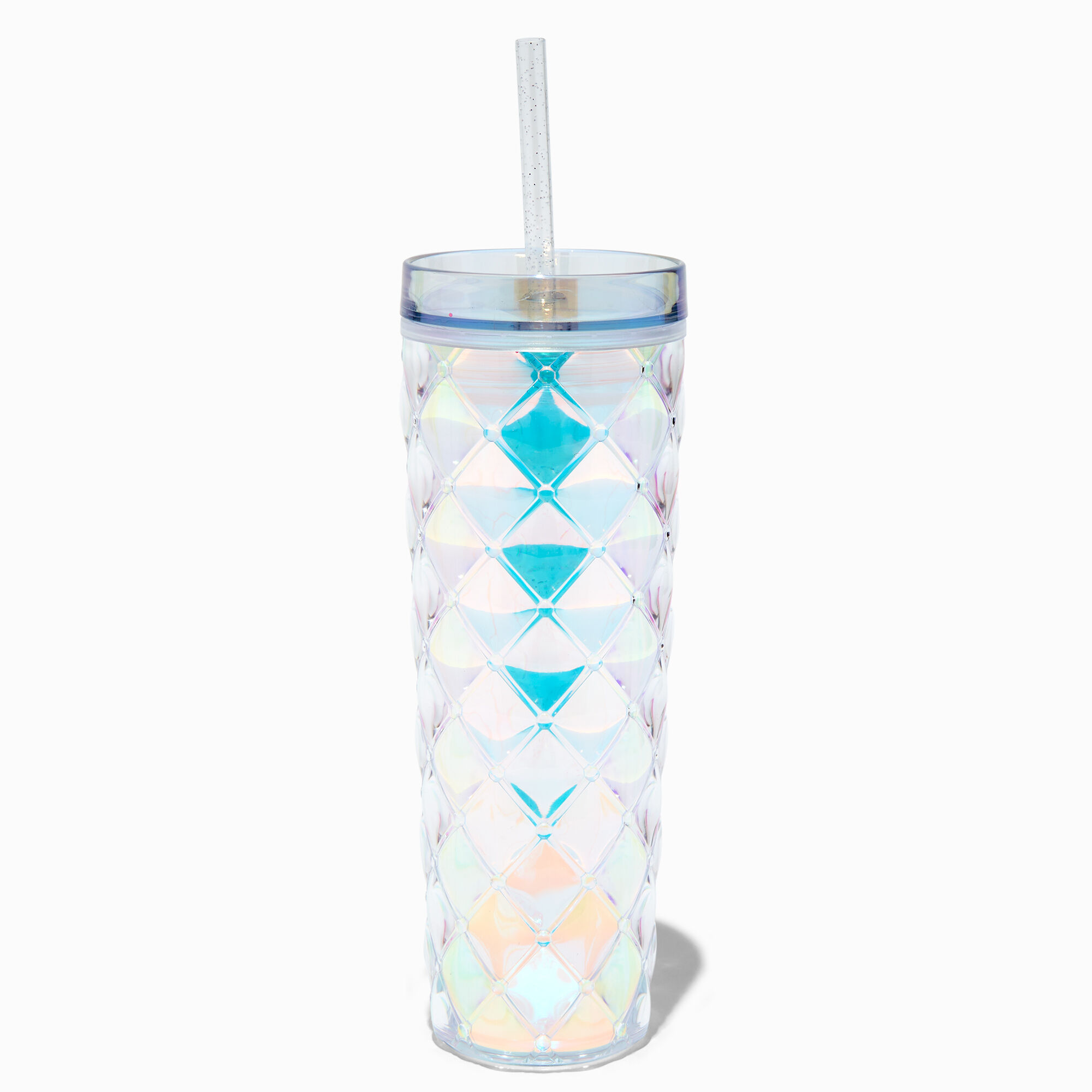 View Claires Holographic QuiltedDesign Tumbler information