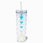 Holographic Quilted-Design Tumbler,