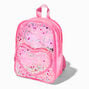Claire&#39;s Club Transparent Shaker Heart Pink Backpack,