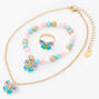 Claire&#39;s Club Gold Butterfly Jewelry Set - 3 Pack,