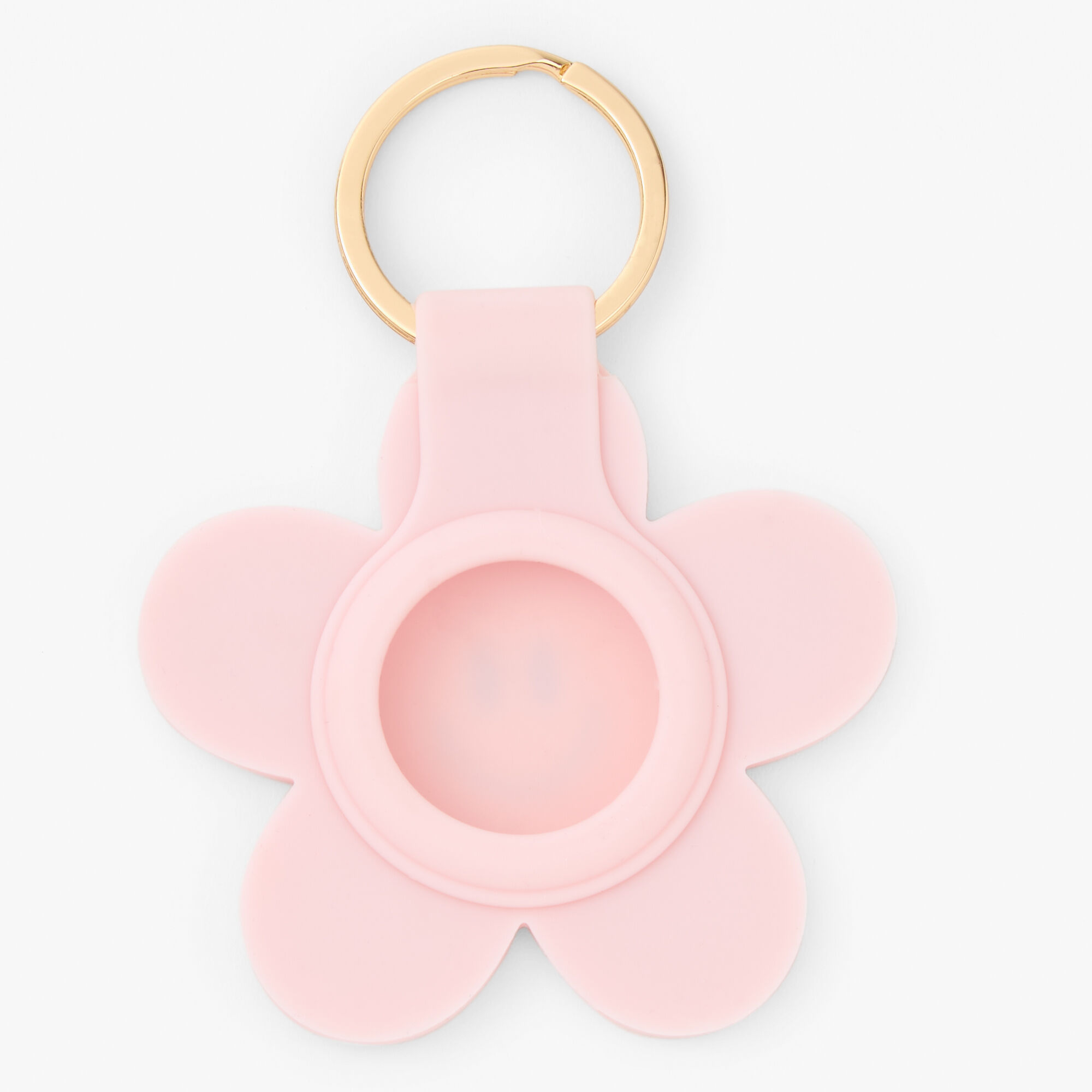 Happy Daisy Tracker Holder Keychain - Compatible with Apple AirTag&reg;,
