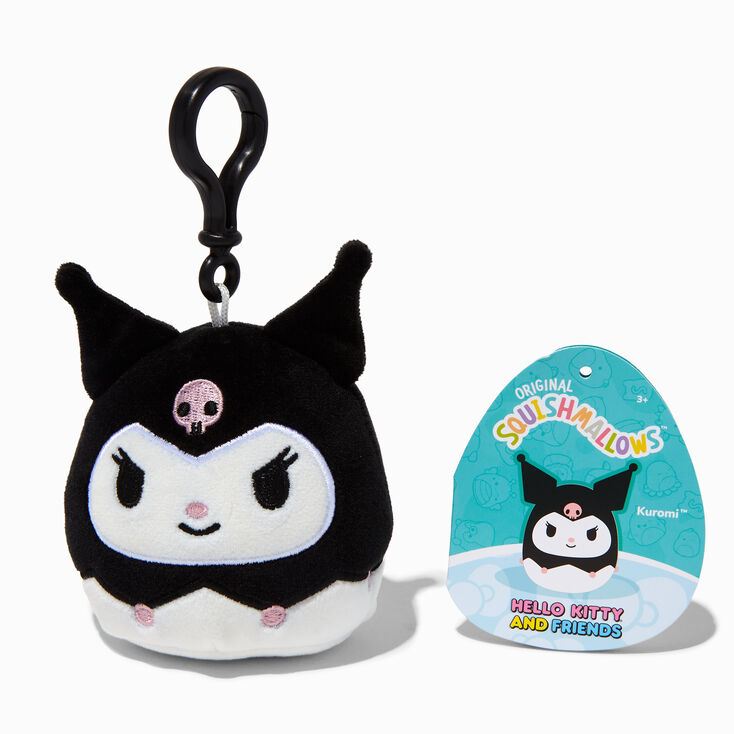 Squishmallows&trade; x Hello Kitty&reg; And Friends 3.5&quot; Kuromi&trade; Plush Bag Clip,