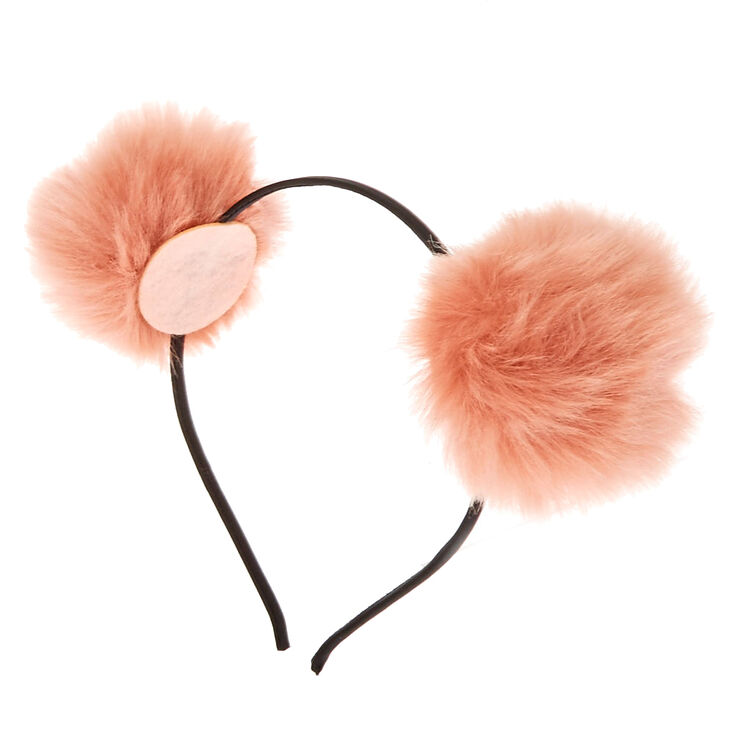 Pom Pom Ears Headband Blush Claire S Us