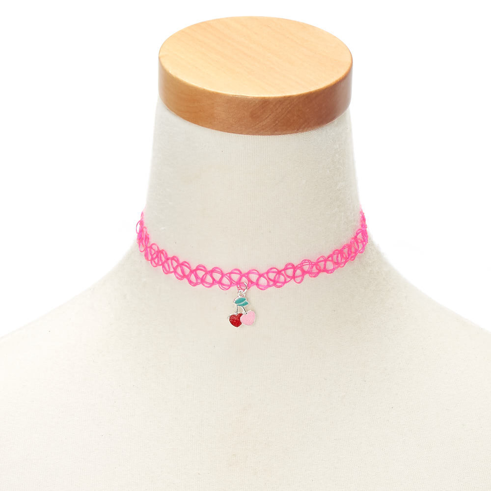 Cherry outlet choker necklace