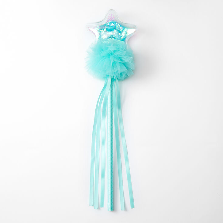 Claire's Baguette étoile avec paillettes mobiles Claire's Club - Vert menthe