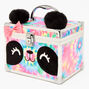 Tie-Dye Panda Furry Lock Box,