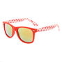 Red Strawberry Print Sunglasses,