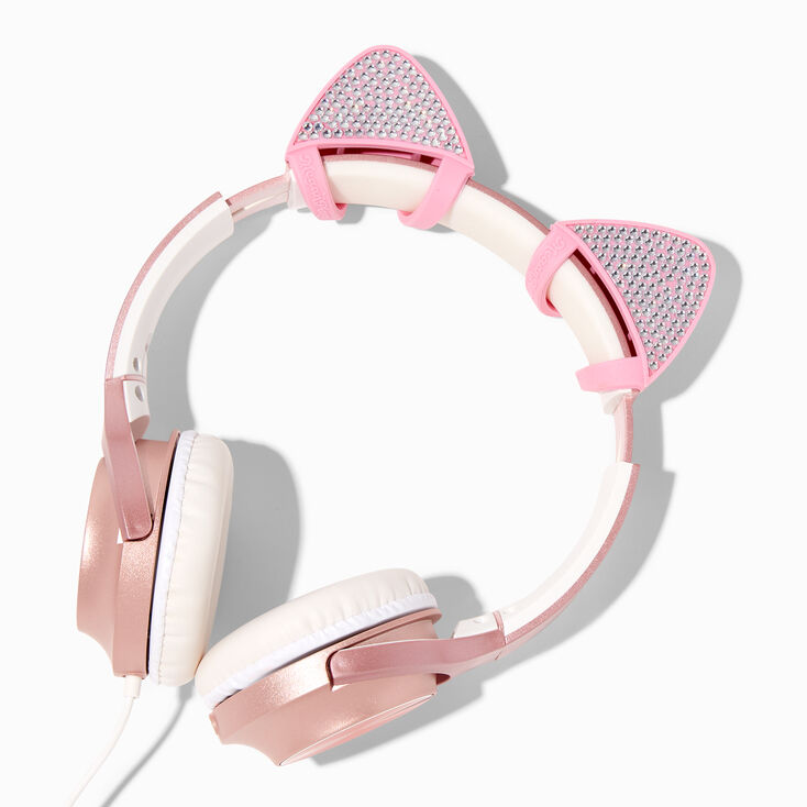 MeganPlays&trade; Claire&#39;s Exclusive Bling Cat Ears Headset Accessory,