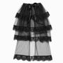 Tutu long en dentelle noire,