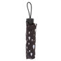 Parapluie noir motif gouttes de pluie,