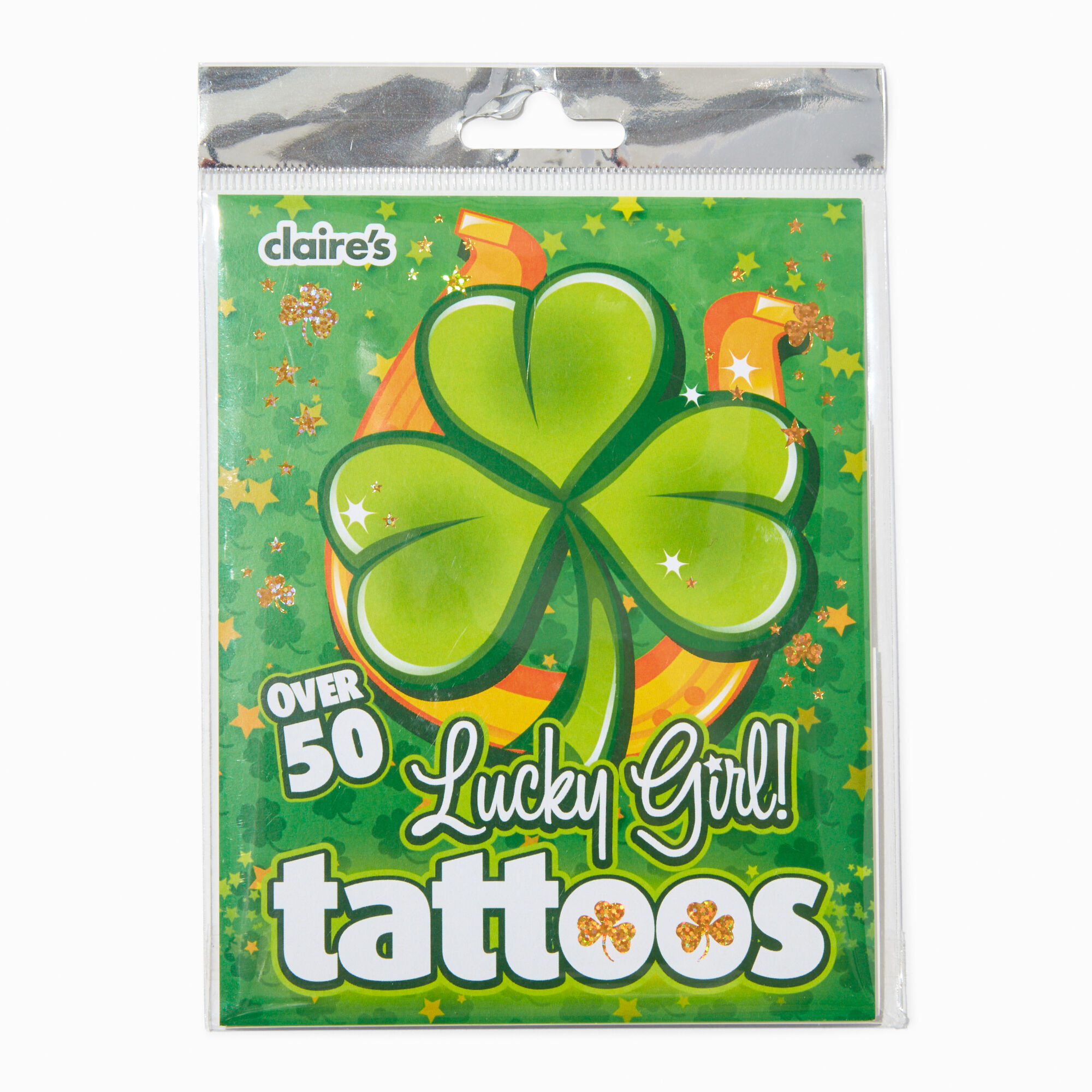 View Claires St Patricks Day Temporary Tattoos information