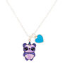 Charlie the Panda Pendant Necklace - Purple,
