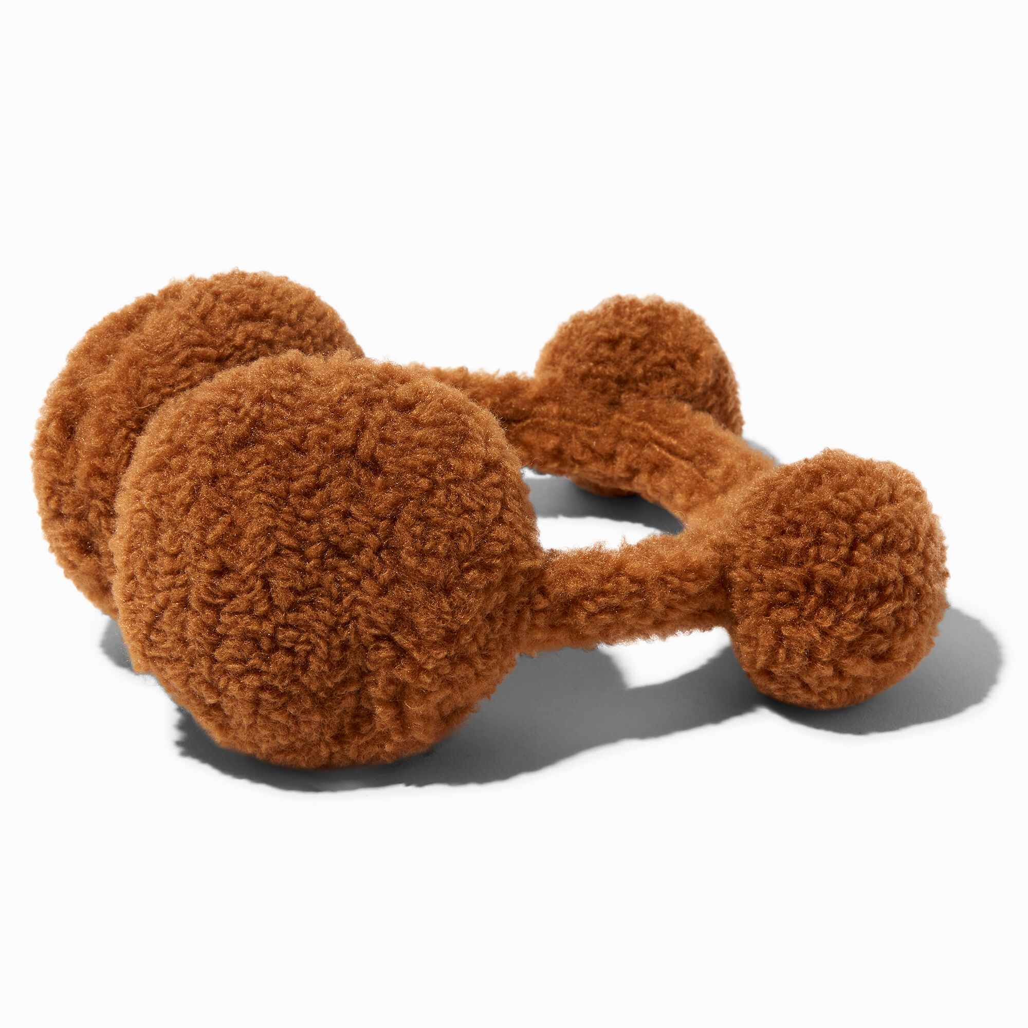 Brown Bear Pom Pom Sherpa Earmuffs,
