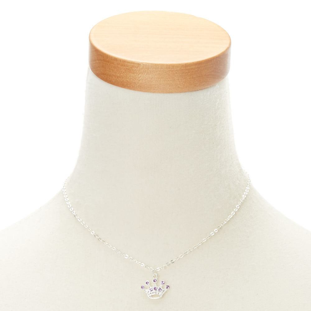 Kids Purple Crown Jewellery Set,